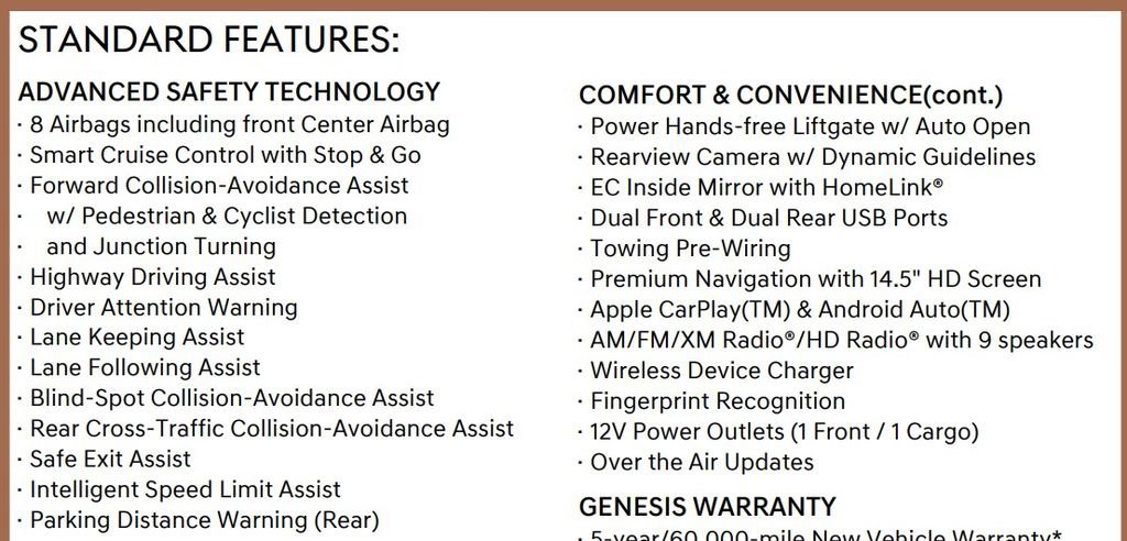 Used 2022 Genesis GV70 2.5T w/ Select Package image 28