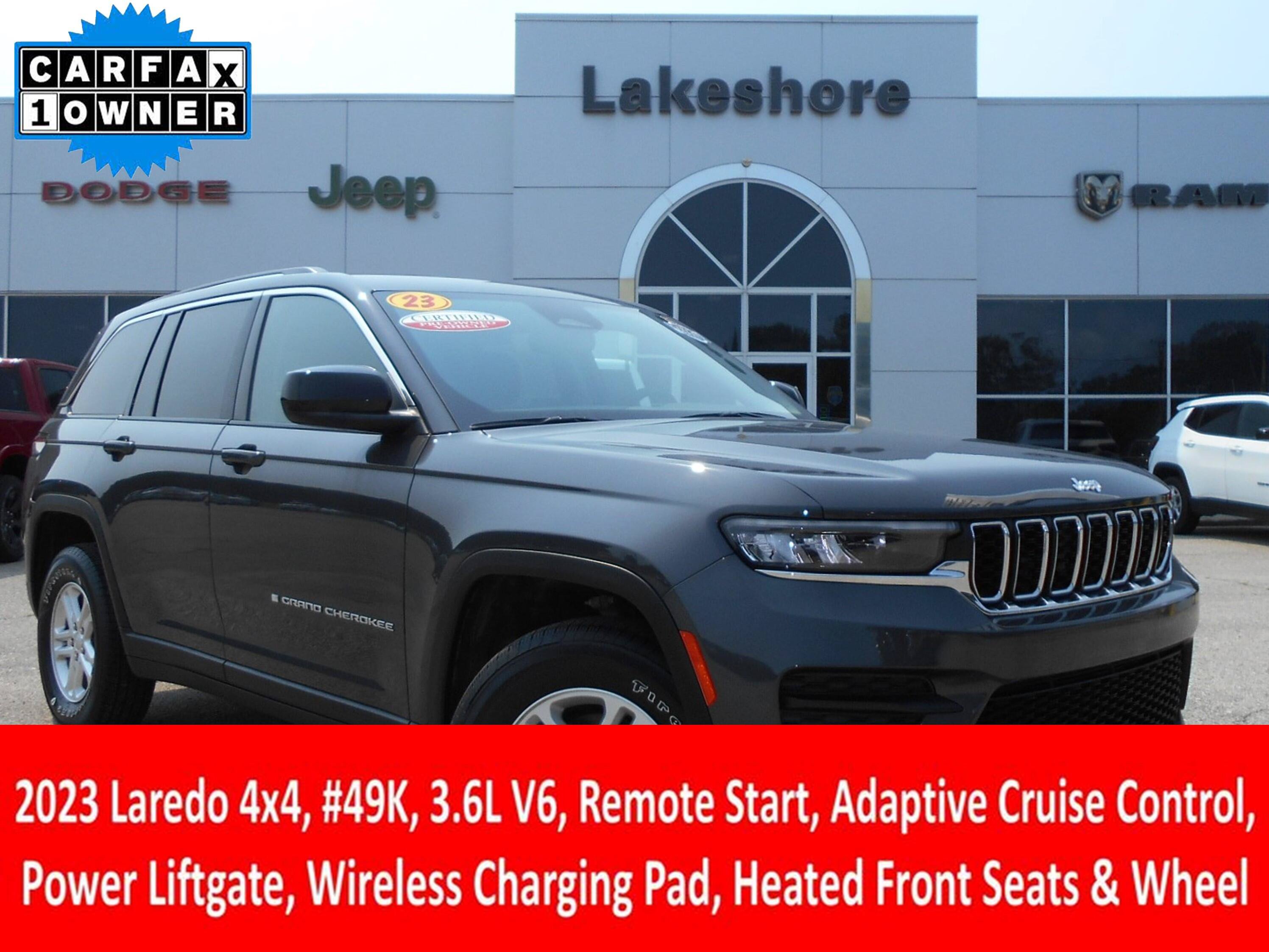 Certified 2023 Jeep Grand Cherokee Laredo w/ Luxury Tech Group I AWD/4WD image 1