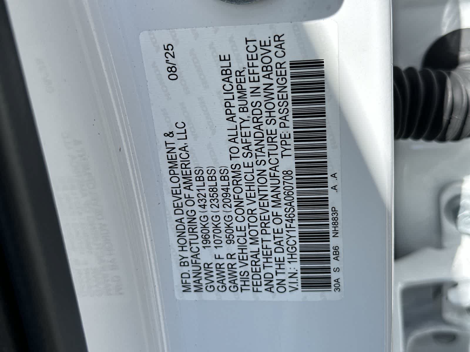Used 2025 Honda Accord SE image 24
