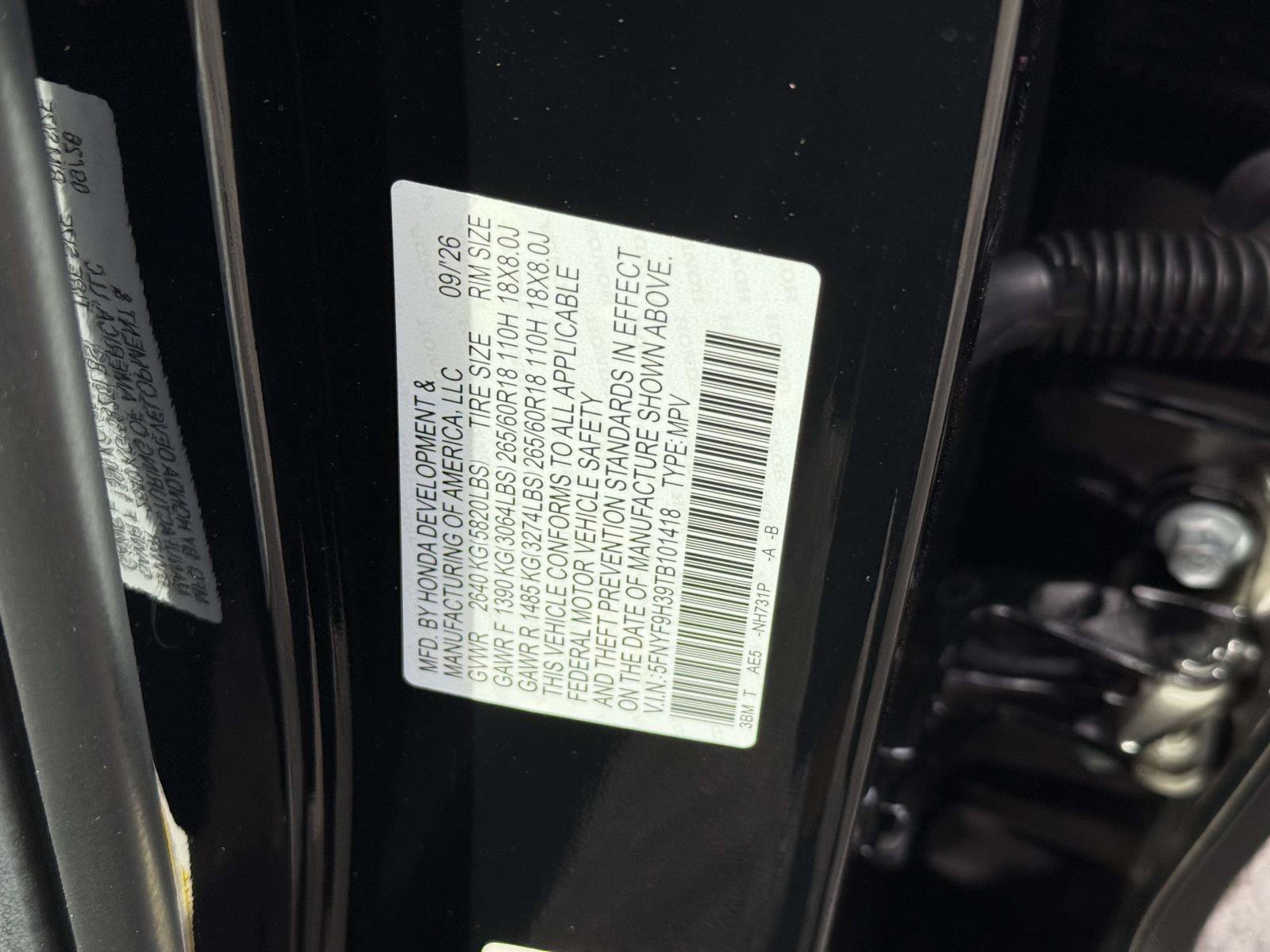 New 2026 Honda Passport RTL image 20