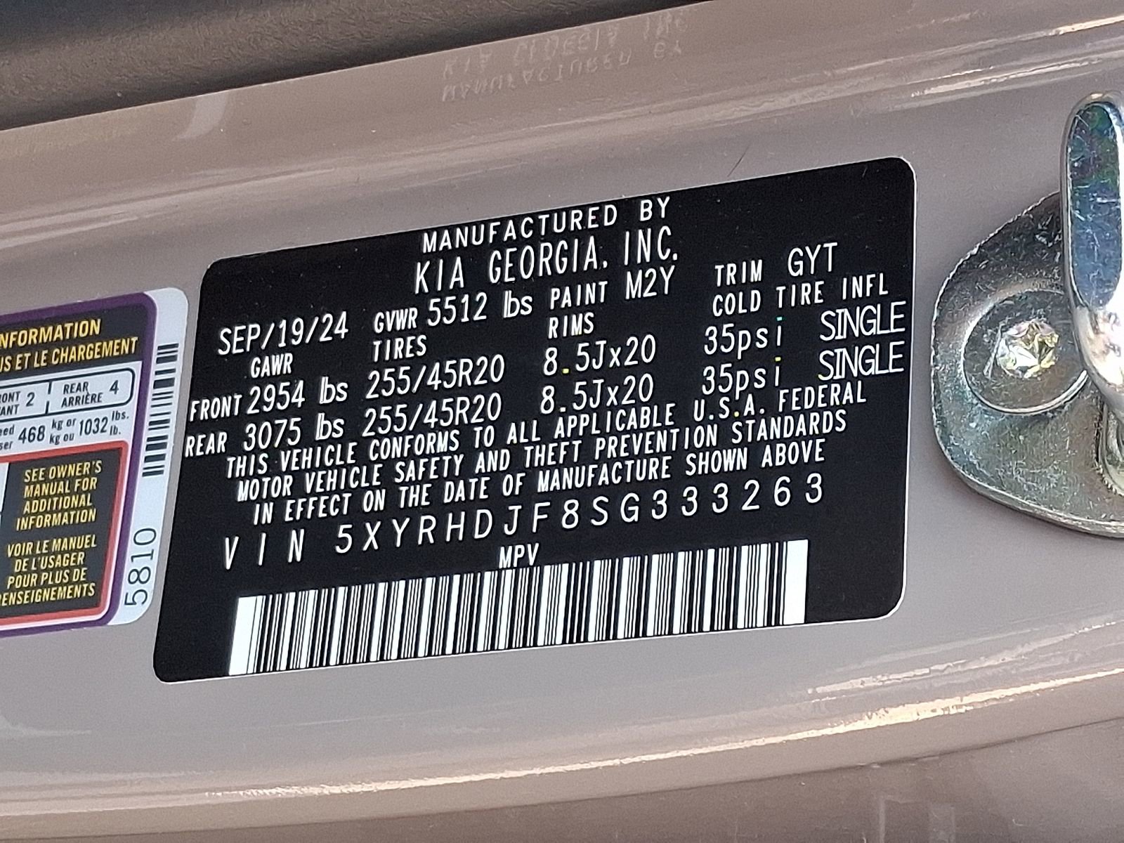 Used 2025 Kia Sorento X-Line EX AWD/4WD image 30