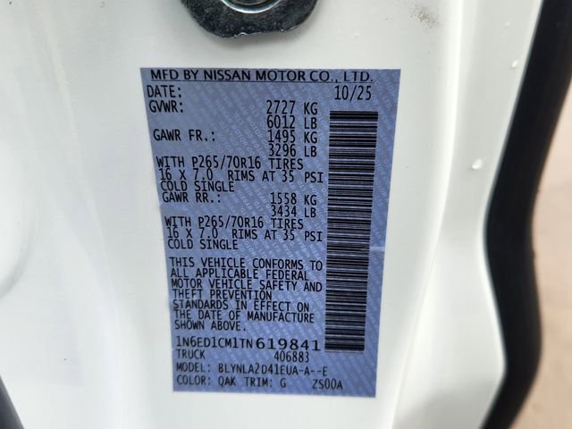 New 2026 Nissan Frontier S image 10