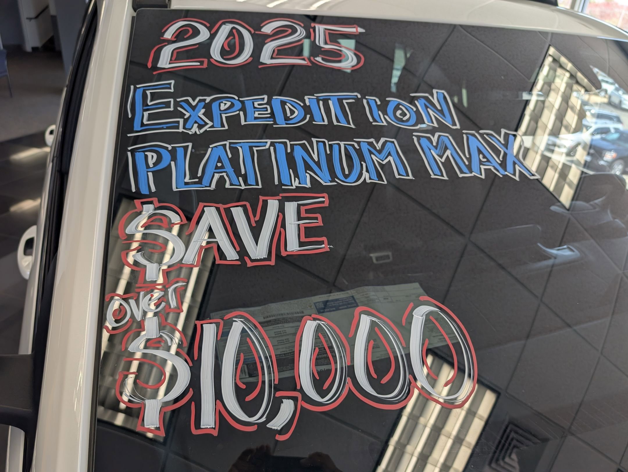 New 2025 Ford Expedition Max Platinum w/ Stealth Performance Package image 1