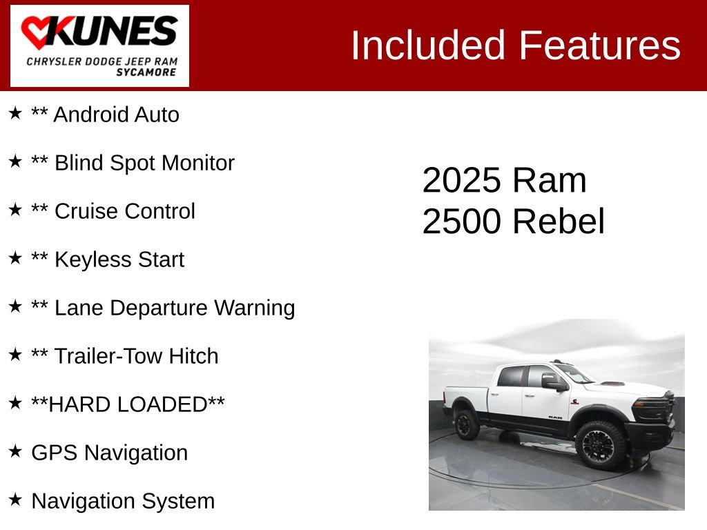Used 2025 RAM 2500 Rebel w/ Rebel Level 2 Equipment Group image 4