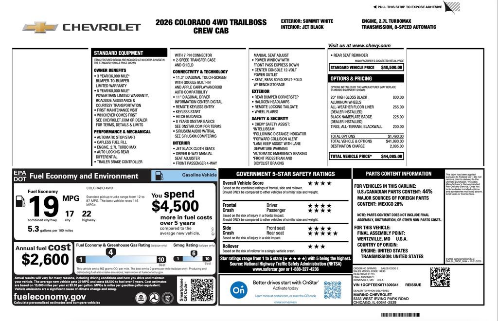 New 2026 Chevrolet Colorado Trail Boss AWD/4WD video 2