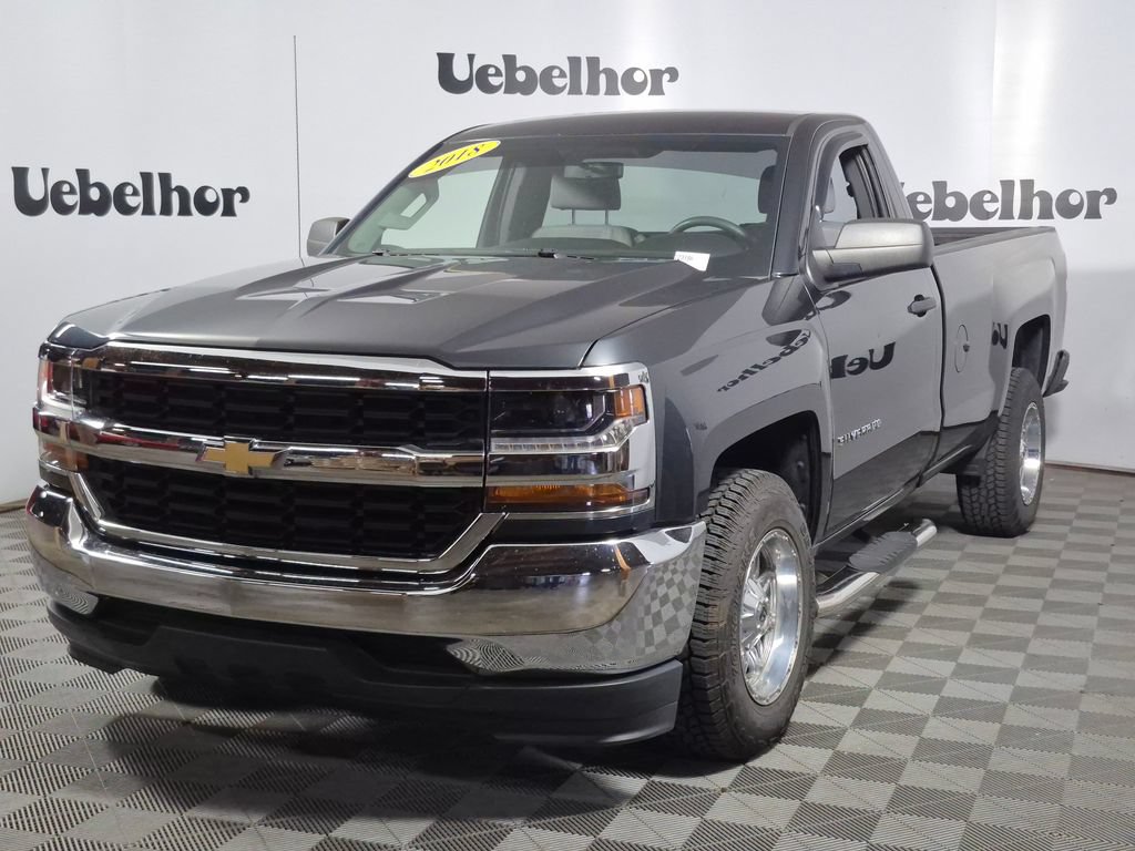 Used 2018 Chevrolet Silverado 1500 W/T w/ Chrome Bumper Package RWD image 3