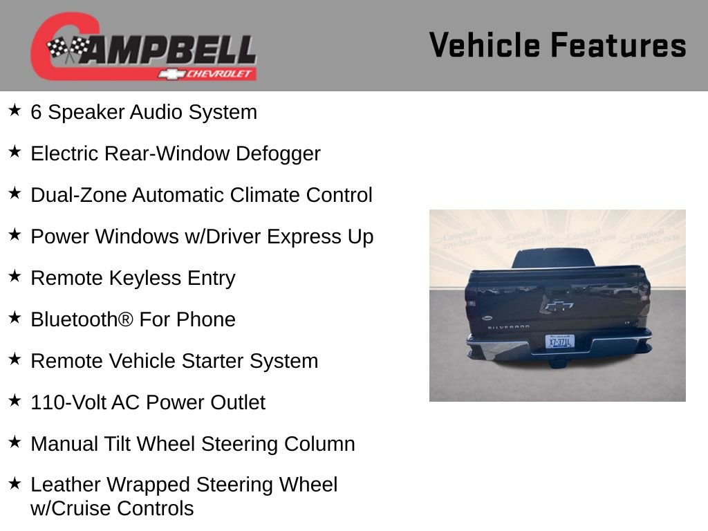 Used 2015 Chevrolet Silverado 1500 LT w/ LT Convenience Package AWD/4WD image 31