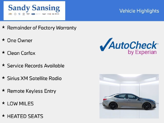 Used 2025 Toyota Camry SE w/ Convenience Package FWD image 7