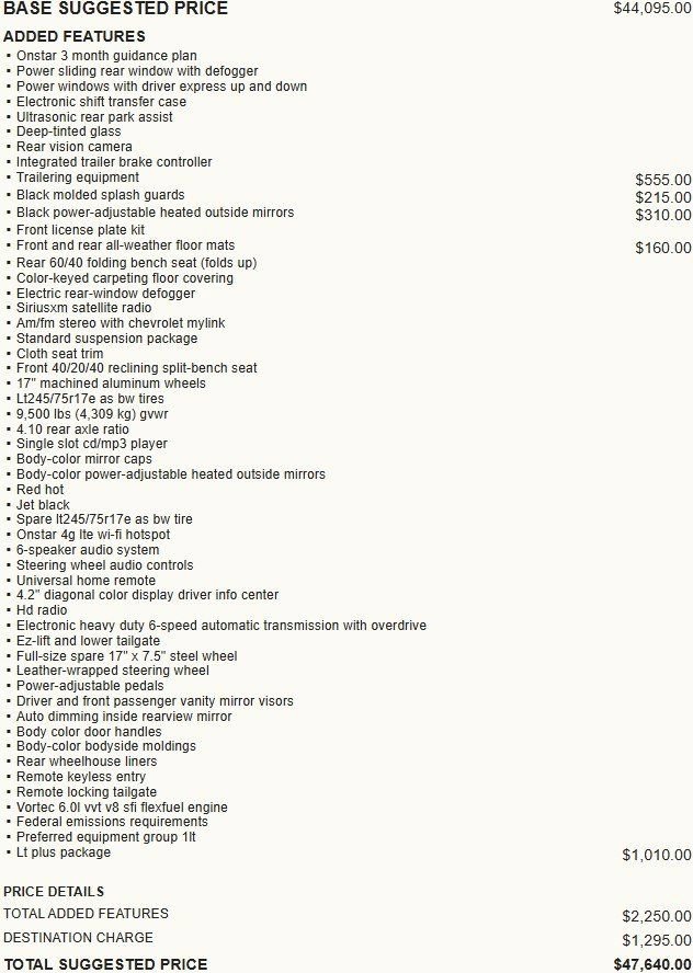 Used 2017 Chevrolet Silverado 2500 LT w/ LT Plus Package AWD/4WD image 8