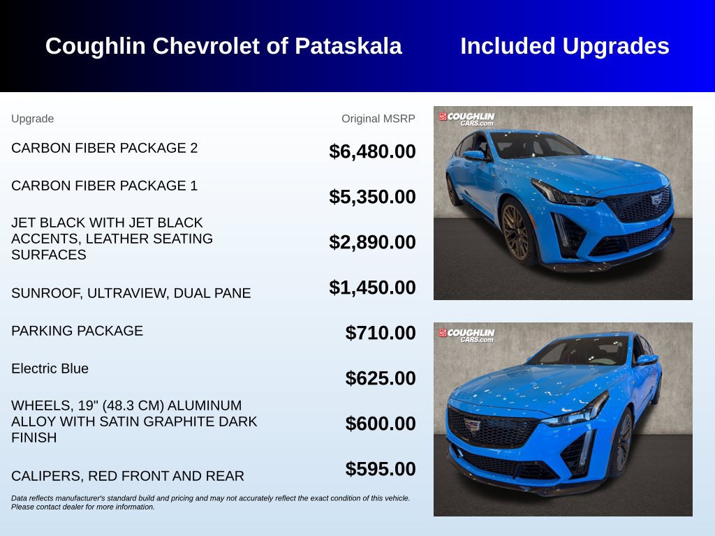 Used 2023 Cadillac CT5 V Blackwing w/ Carbon Fiber Package 2 RWD image 3