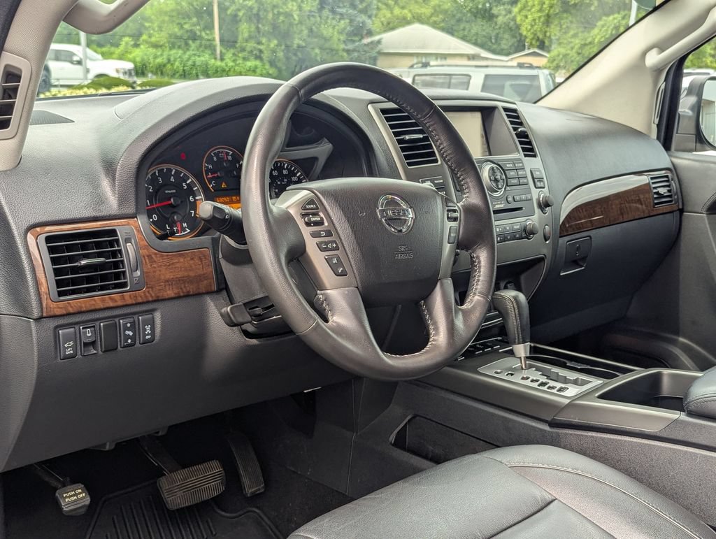 Used 2015 Nissan Armada Platinum w/ 2nd Row Captain Seat Package AWD/4WD image 9
