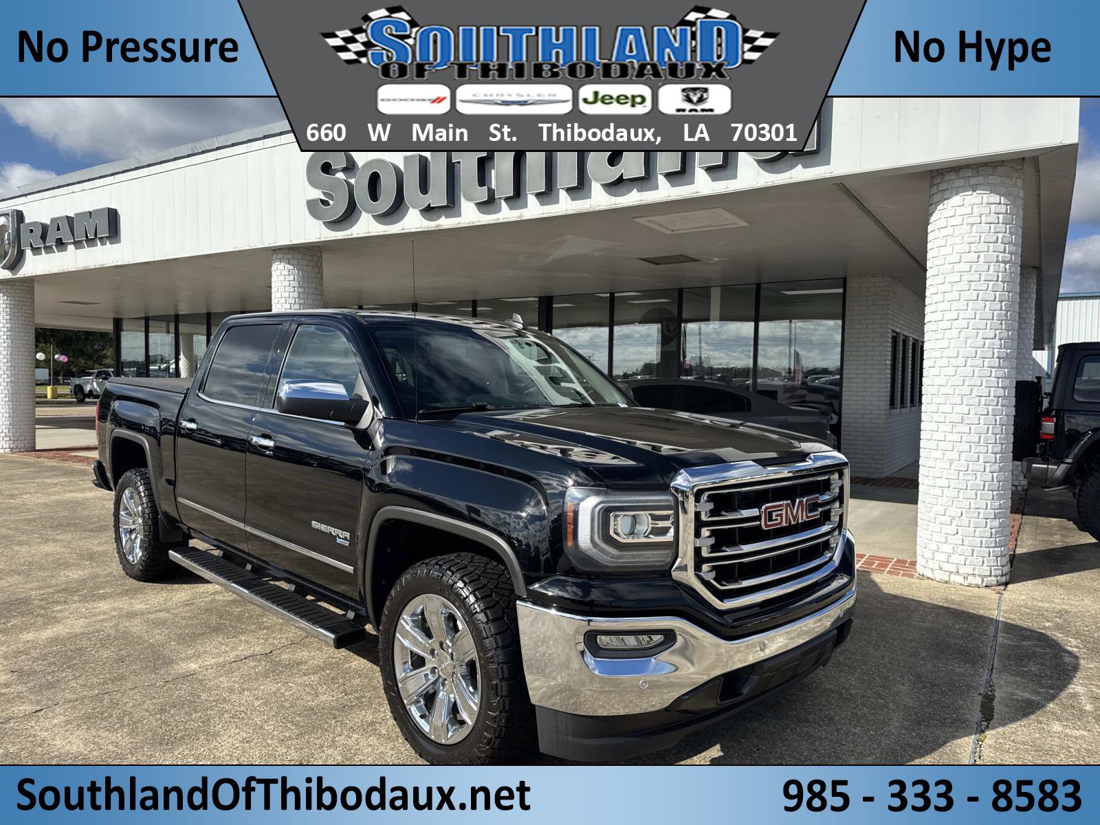 Used 2018 GMC Sierra 1500 SLT w/ Enhanced Driver Alert Package