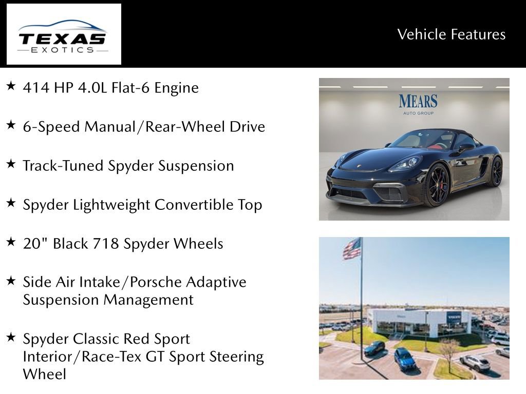 Used 2021 Porsche 718 Boxster Spyder image 2