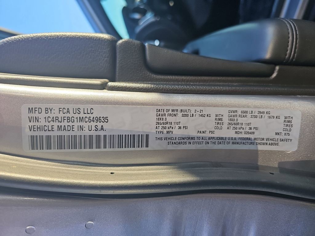 Used 2021 Jeep Grand Cherokee Limited image 35