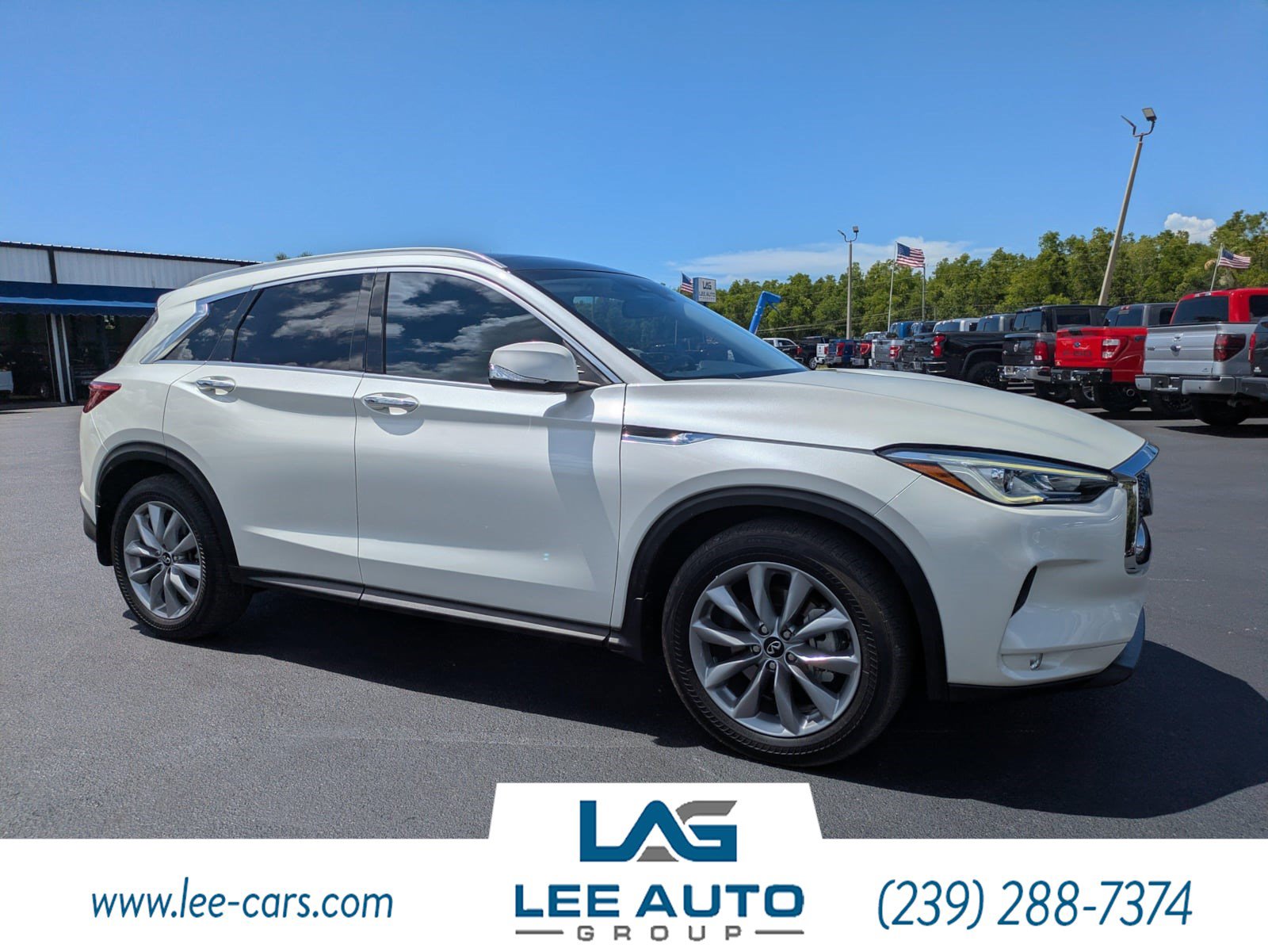 Used 2021 INFINITI QX50 Luxe FWD image 1