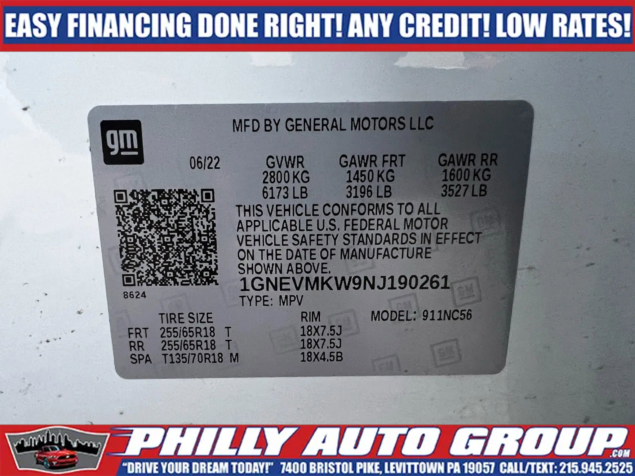 Used 2022 Chevrolet Traverse LT w/ LPO, Floor Liner Package image 36