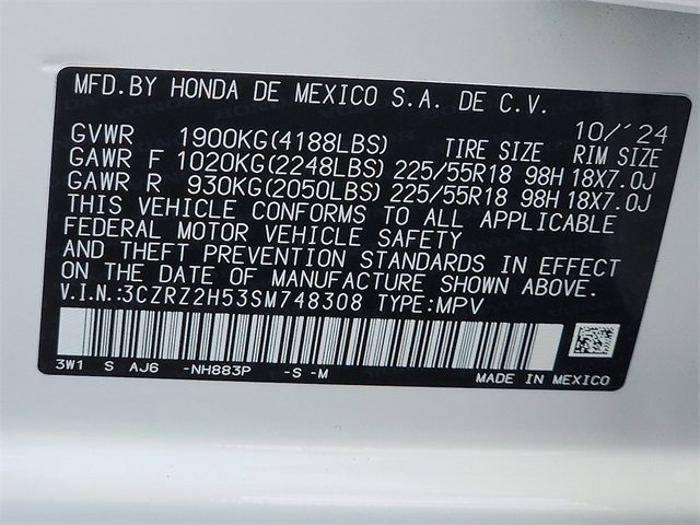 Used 2025 Honda HR-V Sport image 27