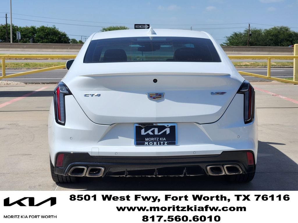 Used 2022 Cadillac CT4 V w/ Navigation Package RWD image 5