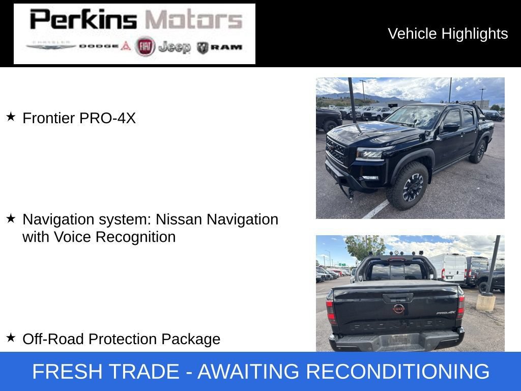 Used 2022 Nissan Frontier PRO-4X w/ Technology Package AWD/4WD 360° Tour