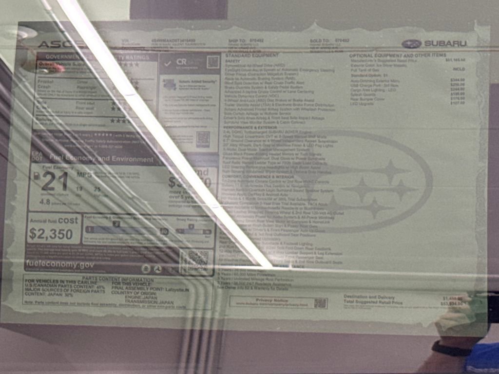 New 2026 Subaru Ascent Touring image 29