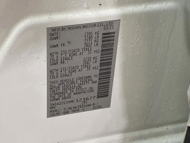 Used 2021 Nissan Murano SL w/ SL Moonroof Package AWD/4WD image 35