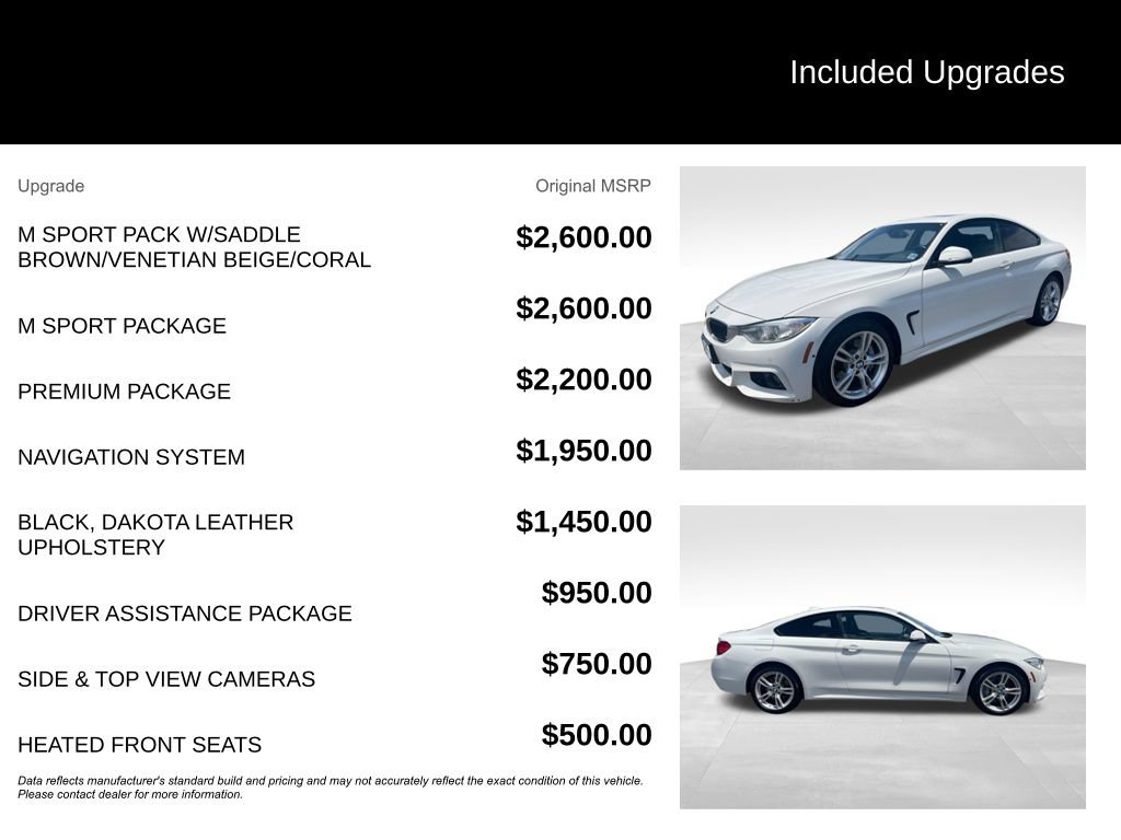Used 2017 BMW 430i xDrive Coupe w/ M Sport Package AWD/4WD image 10