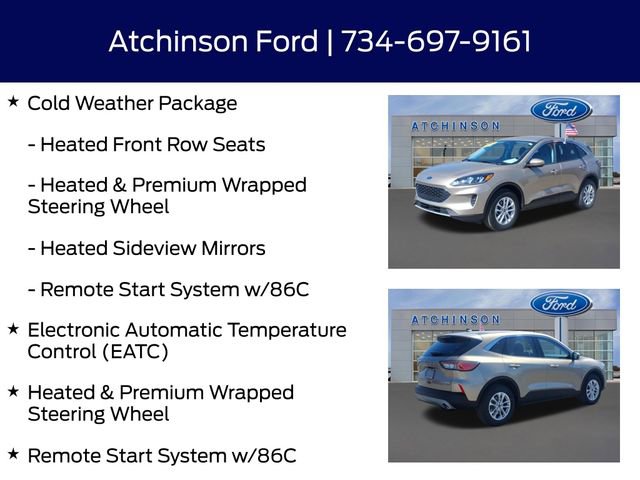Certified 2021 Ford Escape SE w/ Cold Weather Package AWD/4WD image 12