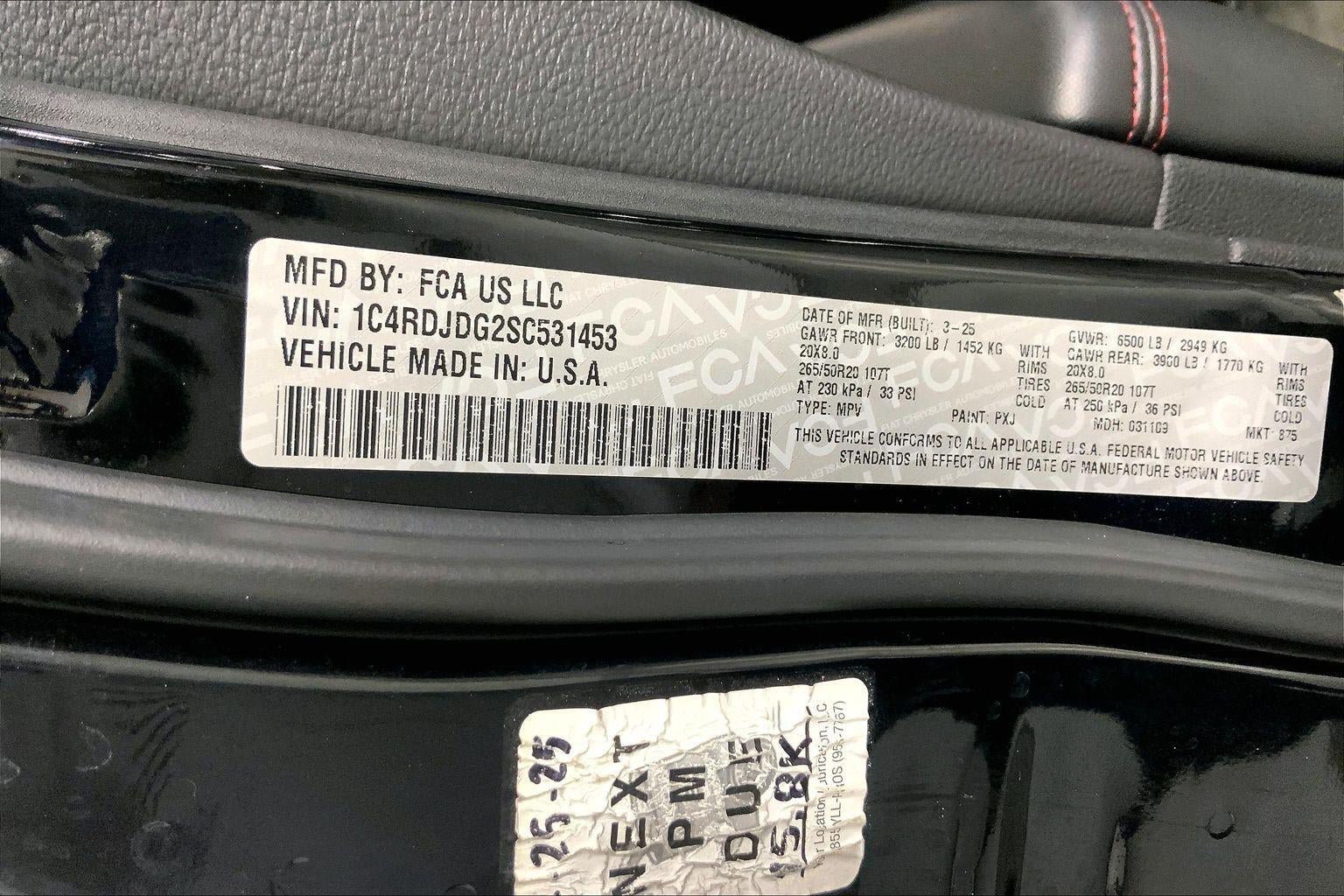 Used 2025 Dodge Durango GT AWD/4WD image 32