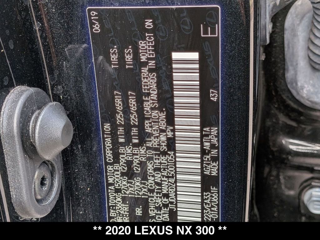 Used 2020 Lexus NX 300 AWD w/ Comfort Package image 29