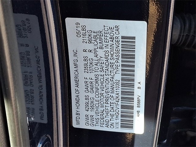 Used 2019 Honda Accord EX image 26