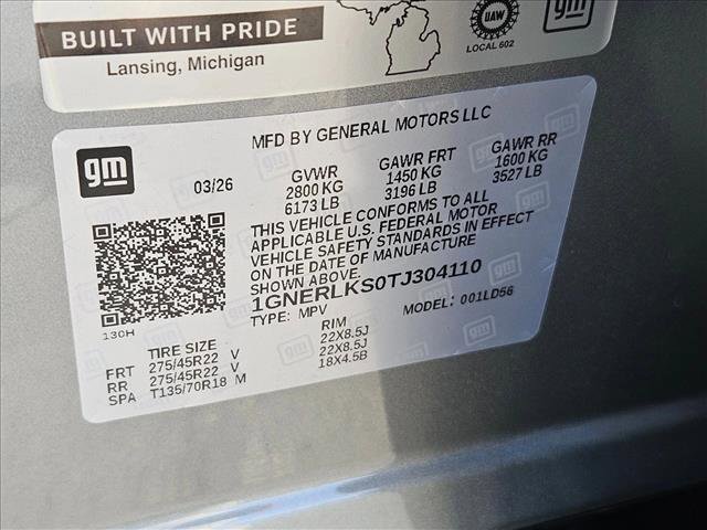 New 2026 Chevrolet Traverse RS image 18