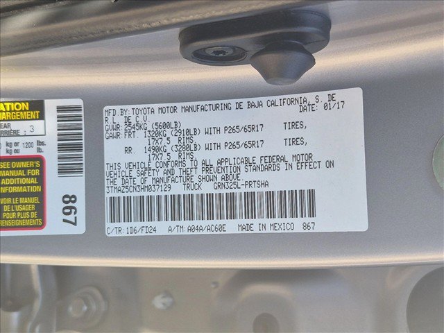 Used 2017 Toyota Tacoma TRD Sport RWD image 25