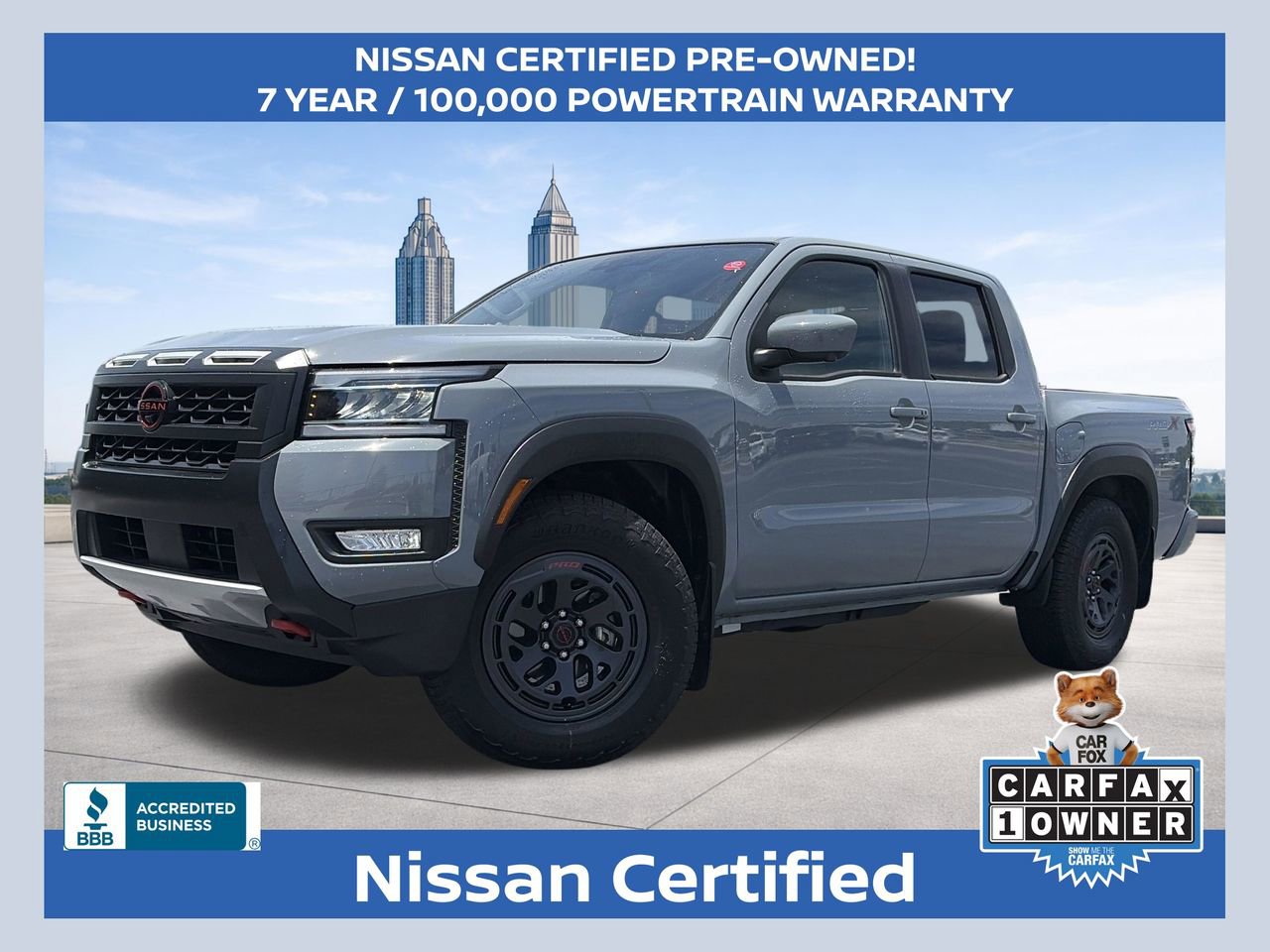 Certified 2025 Nissan Frontier Pro-X w/ Pro Convenience Package