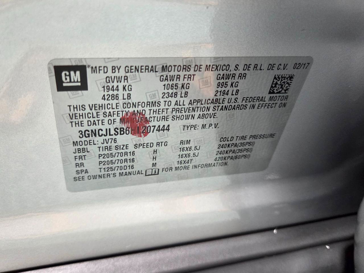 Used 2017 Chevrolet Trax LT w/ LT Convenience Package FWD image 36