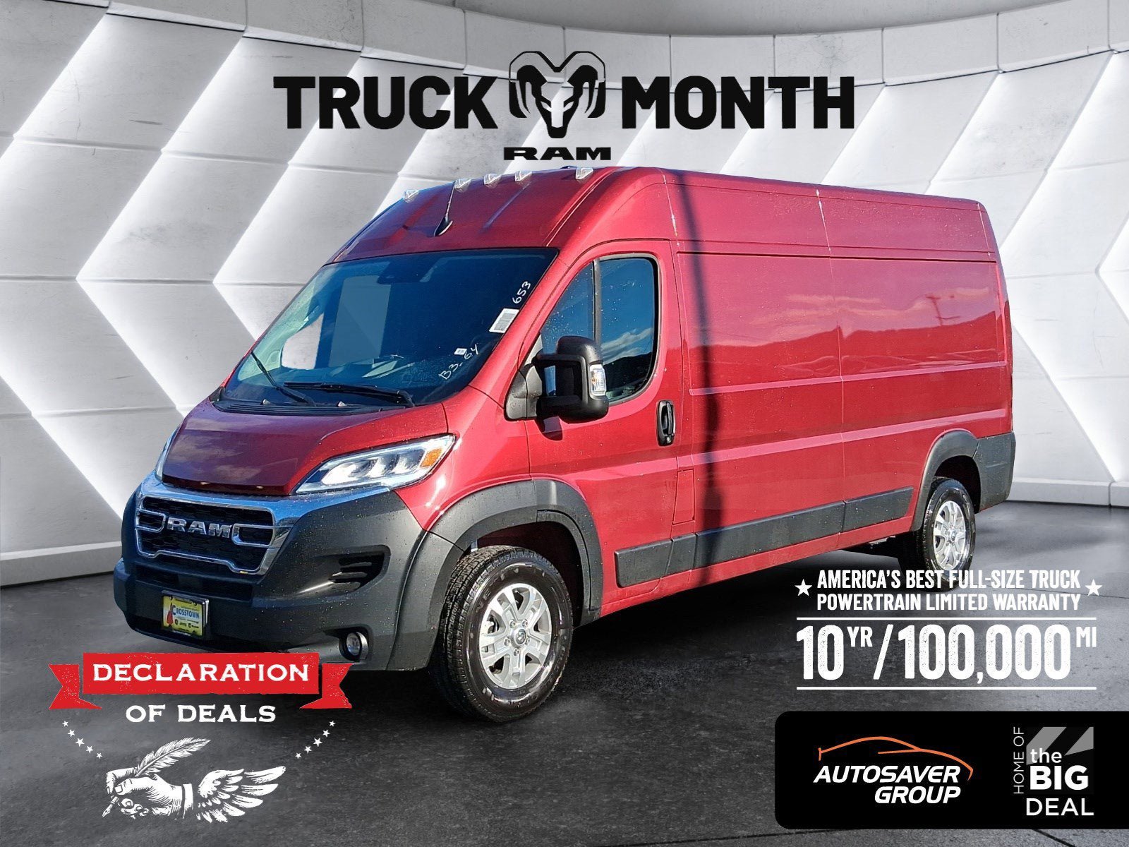 New 2026 RAM ProMaster 2500 w/ Quick Order Package 22G SLT