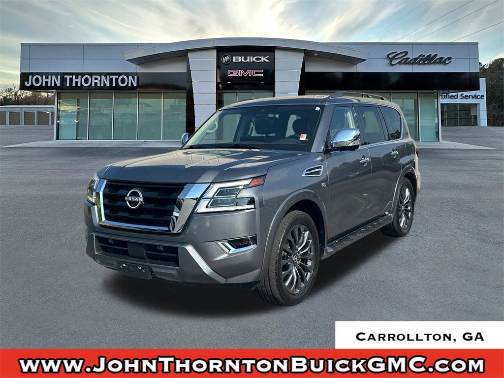 Used 2021 Nissan Armada Platinum w/ Captain's Chairs Package