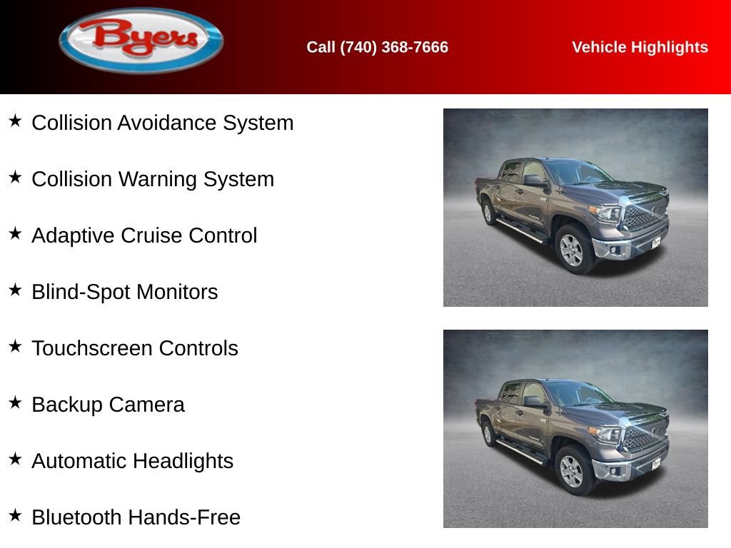 Used 2018 Toyota Tundra SR5 w/ SR5 Upgrade Package AWD/4WD image 11