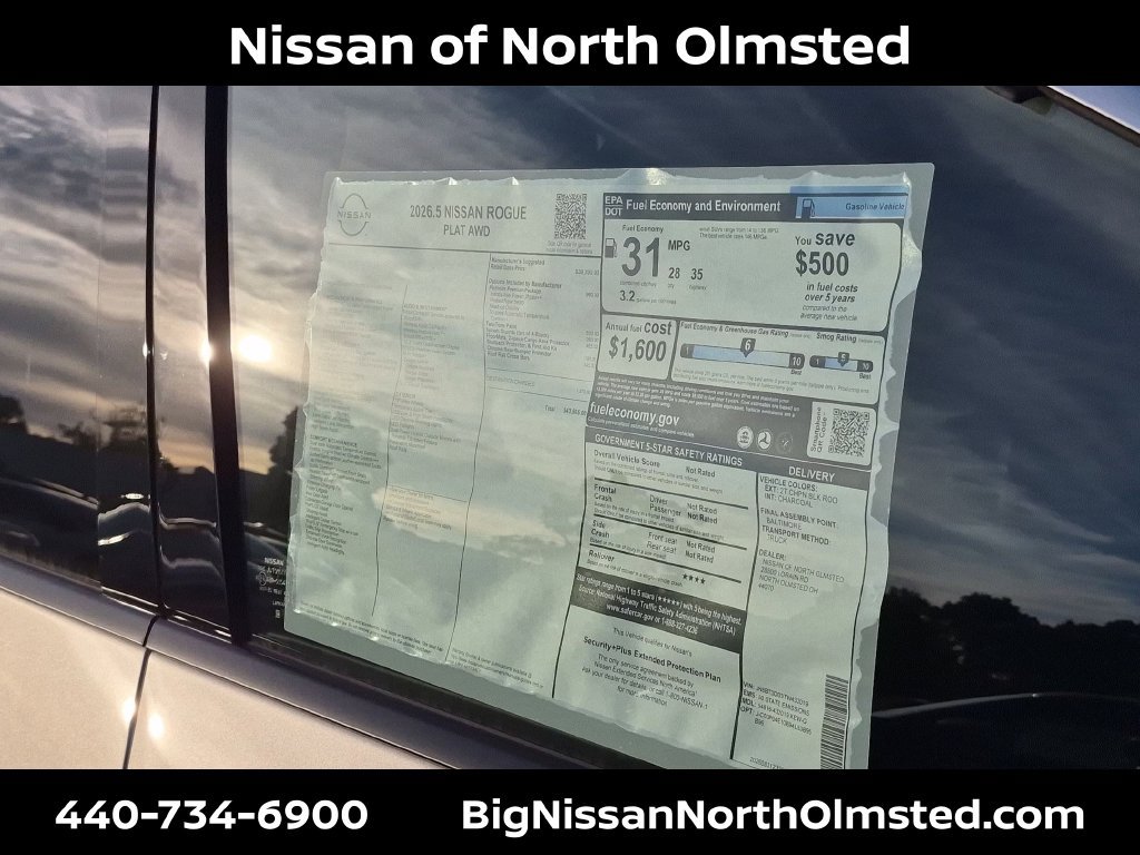 New 2026 Nissan Rogue Platinum w/ Platinum Premium Package AWD/4WD image 21