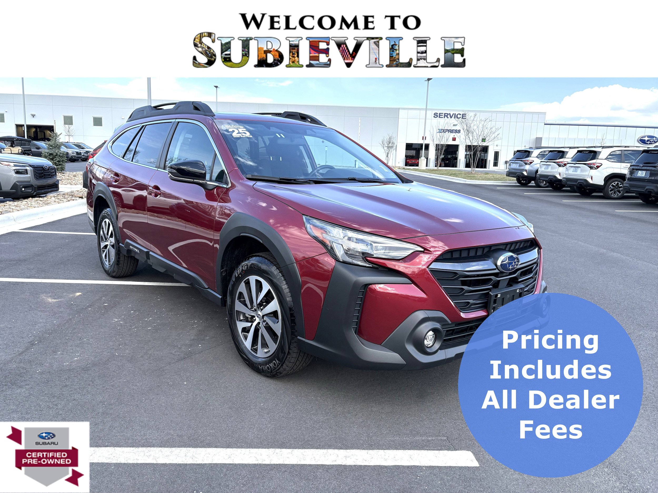 Certified 2025 Subaru Outback Premium AWD/4WD image 1