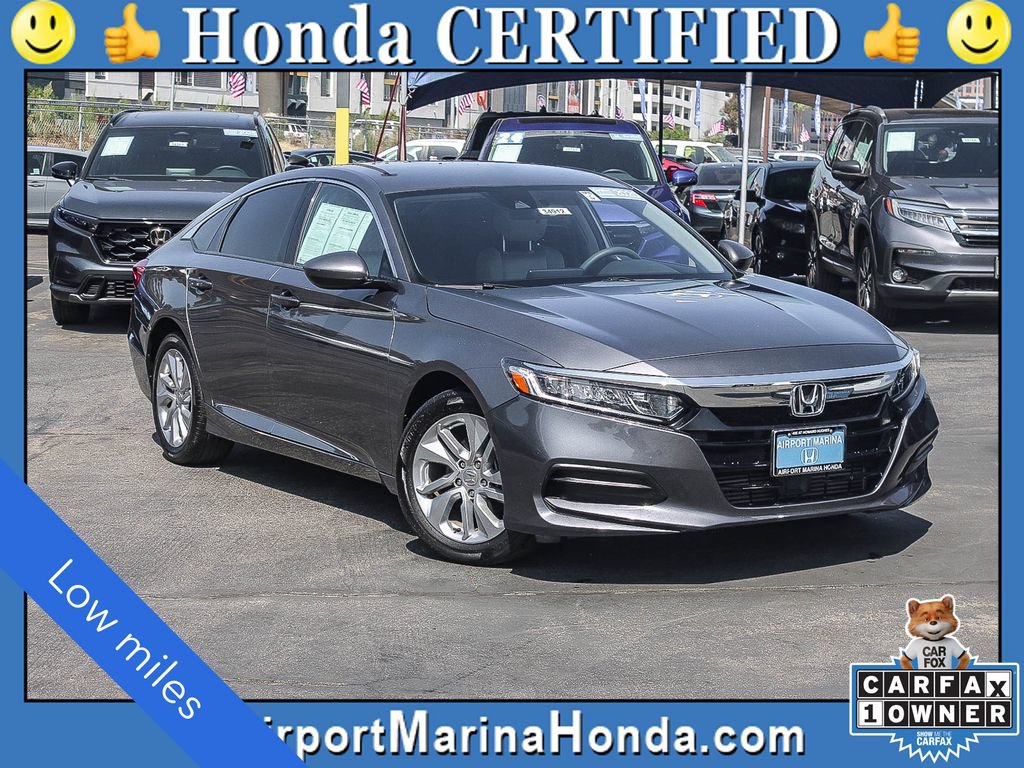 Certified 2020 Honda Accord LX