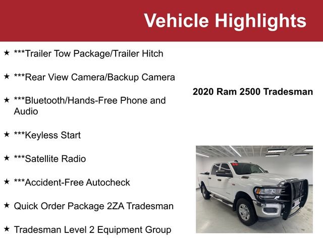 Used 2020 RAM 2500 Tradesman AWD/4WD image 2