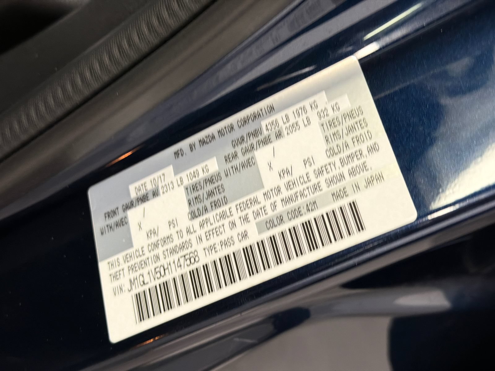 Used 2017 MAZDA MAZDA6 Touring FWD image 16