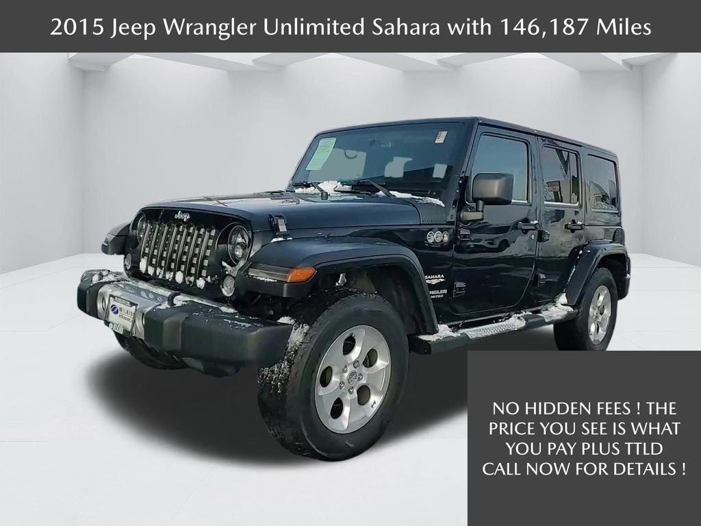 Used 2015 Jeep Wrangler Unlimited Sahara w/ Connectivity Group image 1
