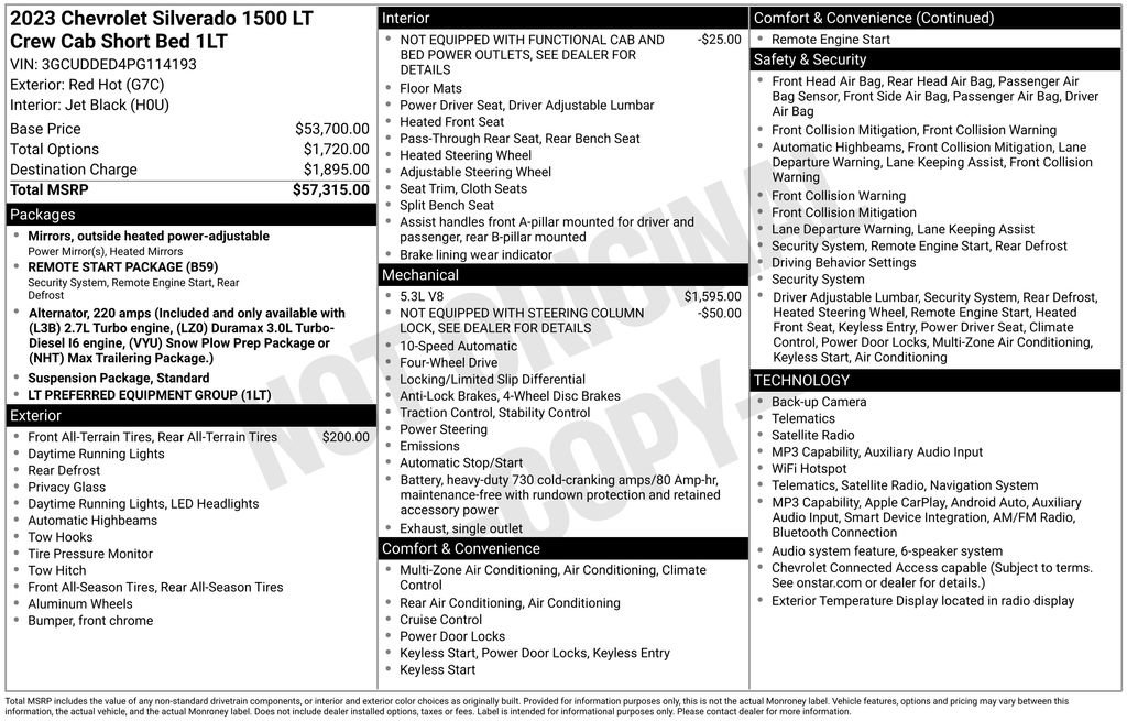 Certified 2023 Chevrolet Silverado 1500 LT AWD/4WD image 2