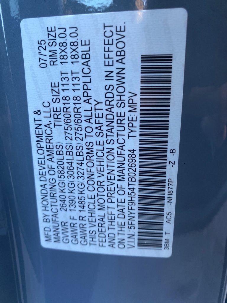 Certified 2026 Honda Passport TrailSport image 29