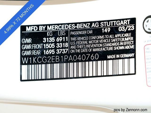 Certified 2023 Mercedes-Benz EQS 450+ 4MATIC Sedan image 37
