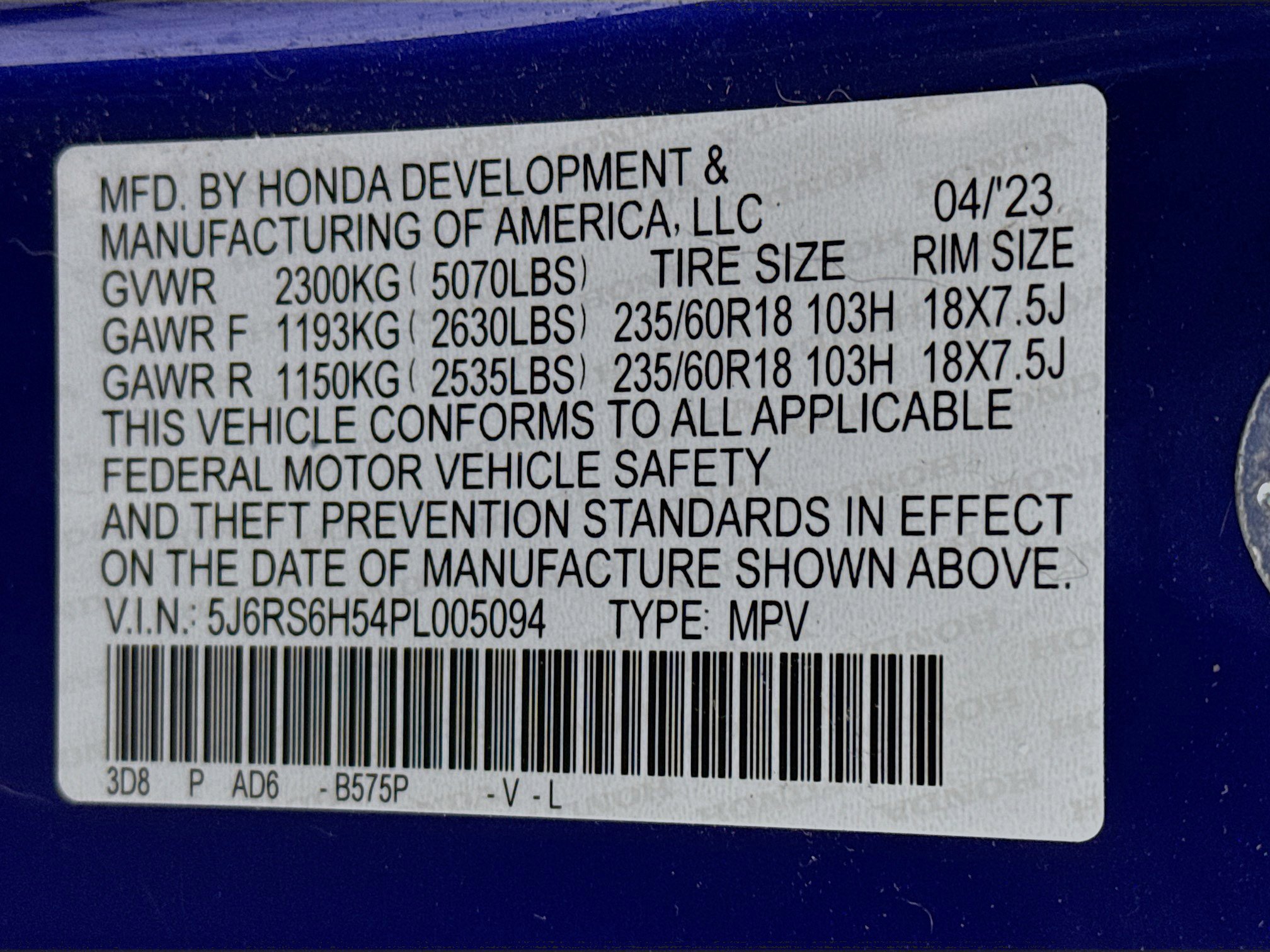 Certified 2023 Honda CR-V Sport image 31