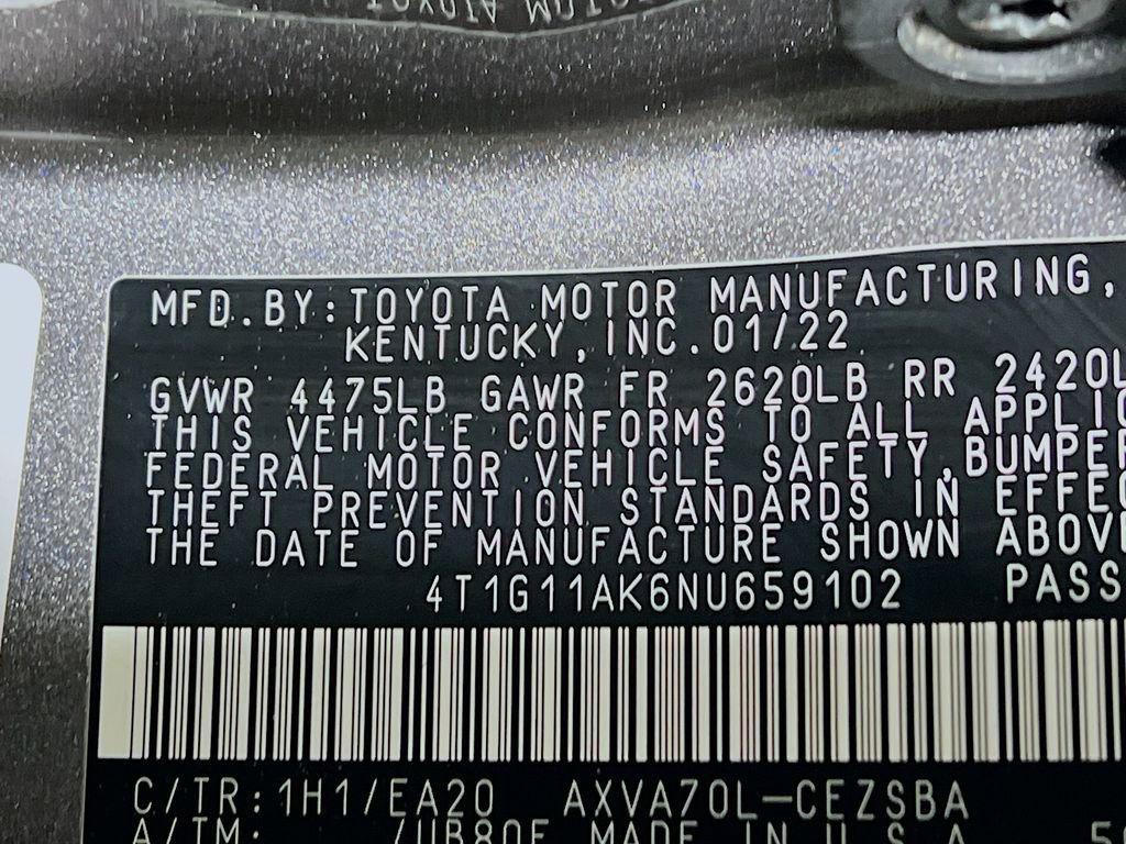 Certified 2022 Toyota Camry SE w/ Cold Weather Package FWD image 27