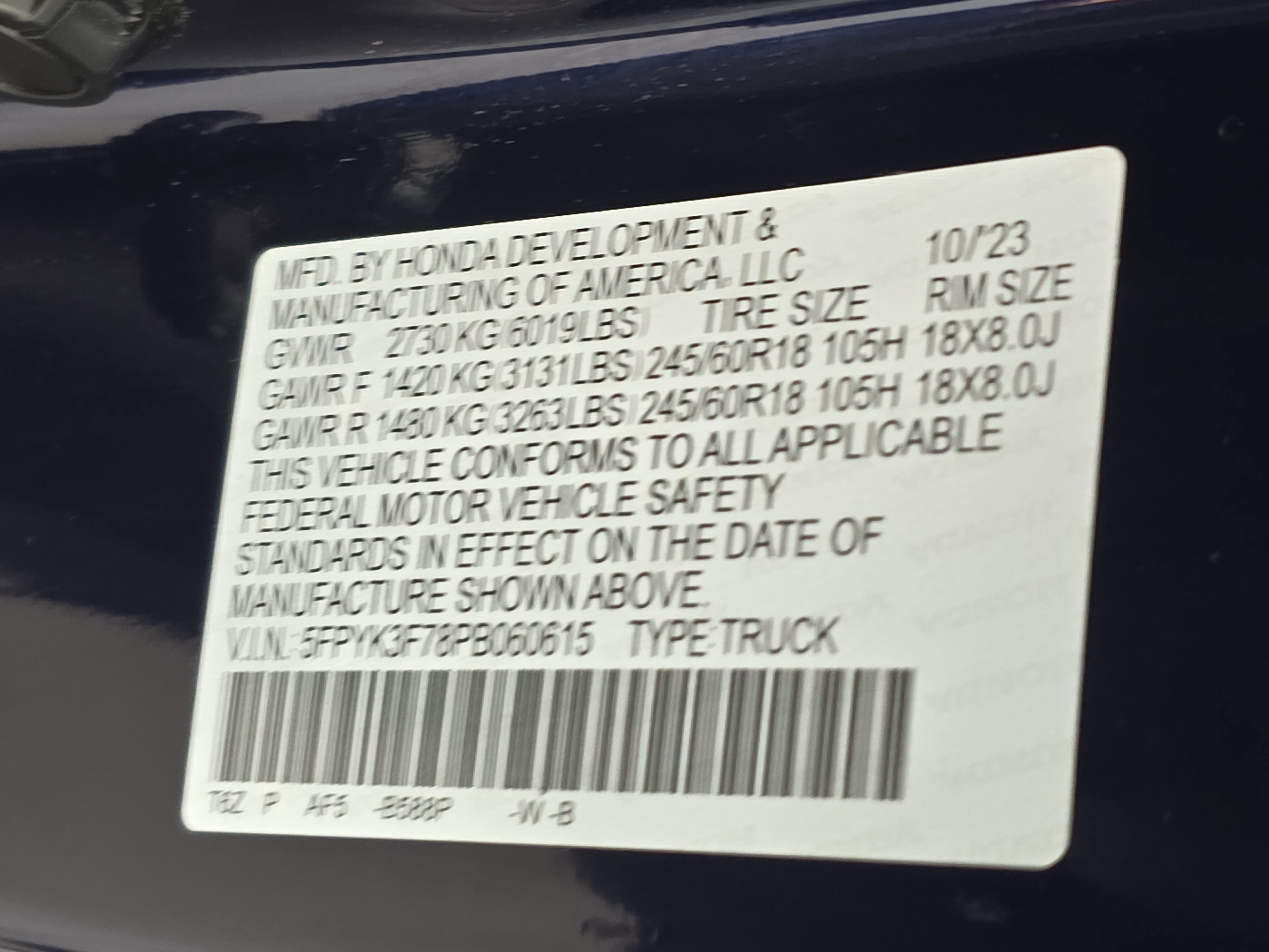 Used 2023 Honda Ridgeline RTL-E image 36