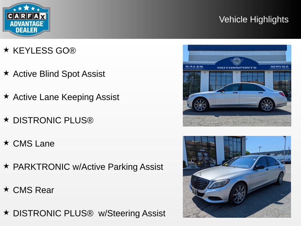 Used 2015 Mercedes-Benz S 550 4MATIC Sedan image 8
